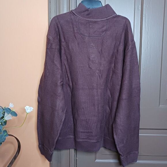 TOMMY BAHAMA Men's L Pullover Sweater Mock Neck - Picture 2 of 9